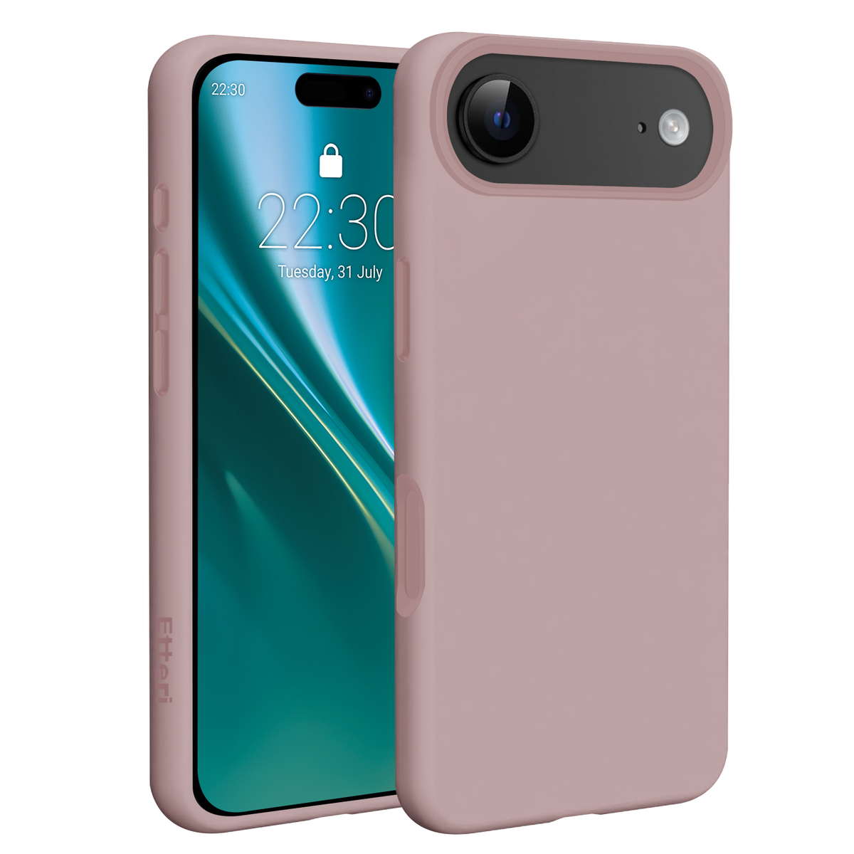 Husa Etteri Silicone Mag pentru iPhone 17 Air Roz deschis