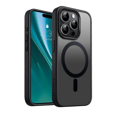 Husa Etteri Matt Mag pentru iPhone 15 Pro 6,1" Negru