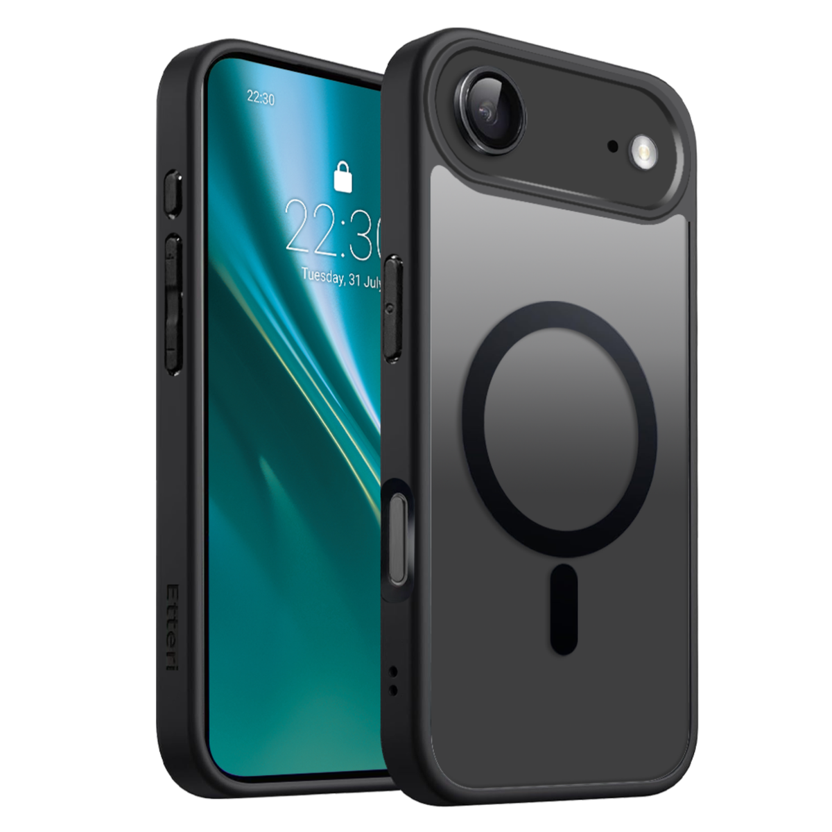 Husa Etteri Matt Mag pentru iPhone 17 Air Negru