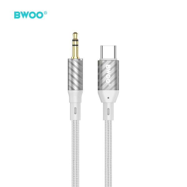 BWOO AUX cablu Type C to 3.5mm Jack audio AUX074
