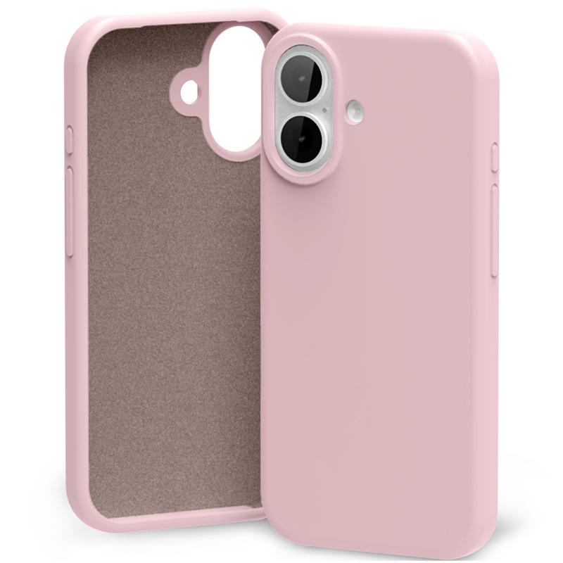 Husa Mercury Silicone pentru iPhone 17 Roz-sand