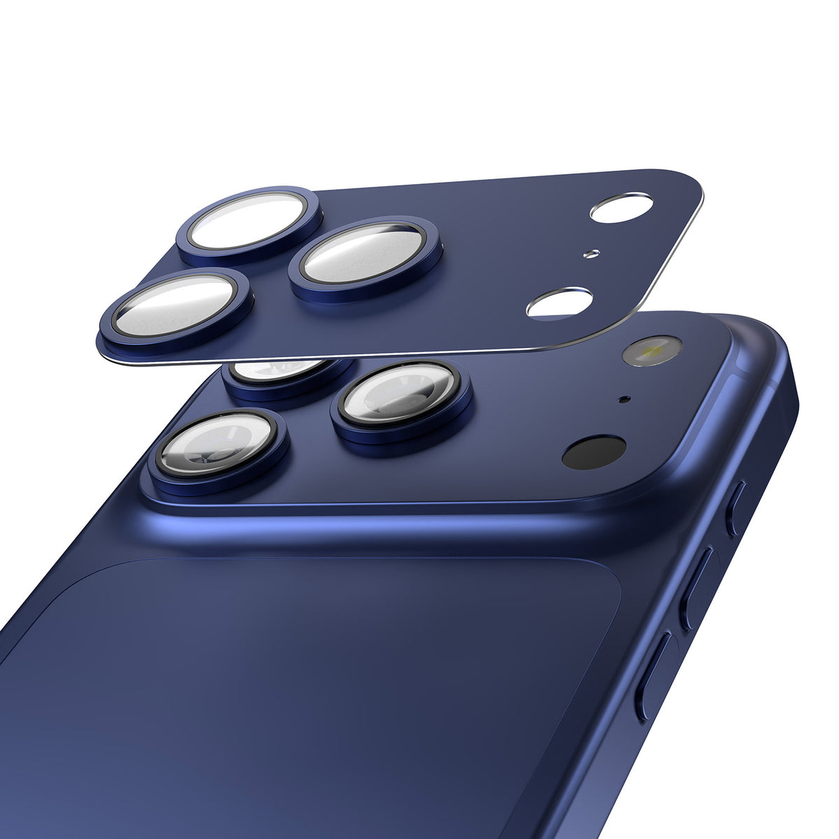 Folie Etteri Full Camera Lens Guard pentru iPhone 17 Pro Albastru