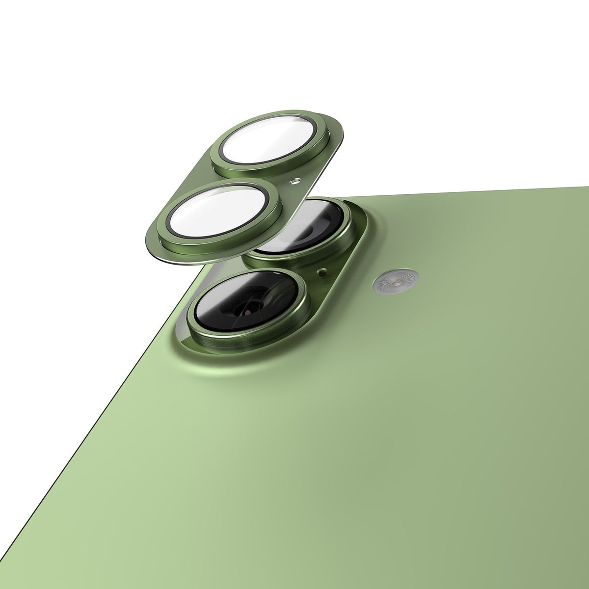 Folie Etteri Full Camera Lens Guard pentru iPhone 17 Verde