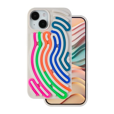 Husa DIY Snake pentru iPhone 14 6,1" Bej