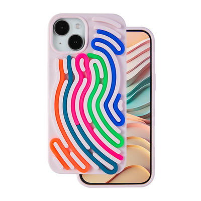 Husa DIY Snake pentru iPhone 14 6,1" Roz