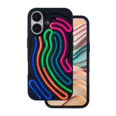 Husa DIY Snake pentru iPhone 16 6,1" Negru