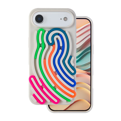 Husa DIY Snake pentru iPhone 17 Air 6,6" Bej