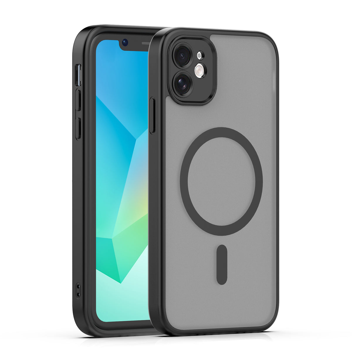 Husa Mag Matt pentru iPhone 11 Negru Camera Protection