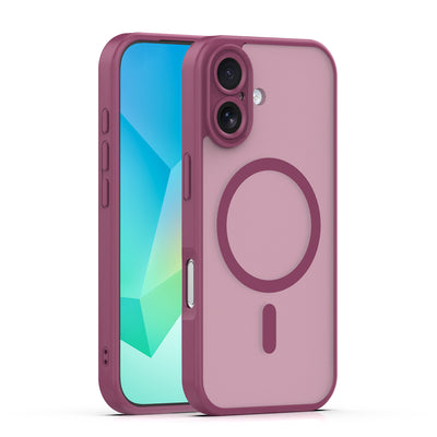 Husa Mag Matt pentru iPhone 17 6,3" / 18 6,3" Maroon Camera Protection