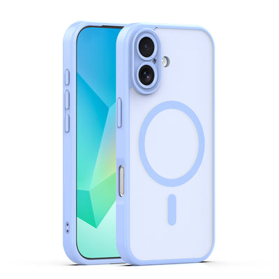 Husa Mag Matt pentru iPhone 17 6,3" / 18 6,3" Albastru deschis Camera Protection