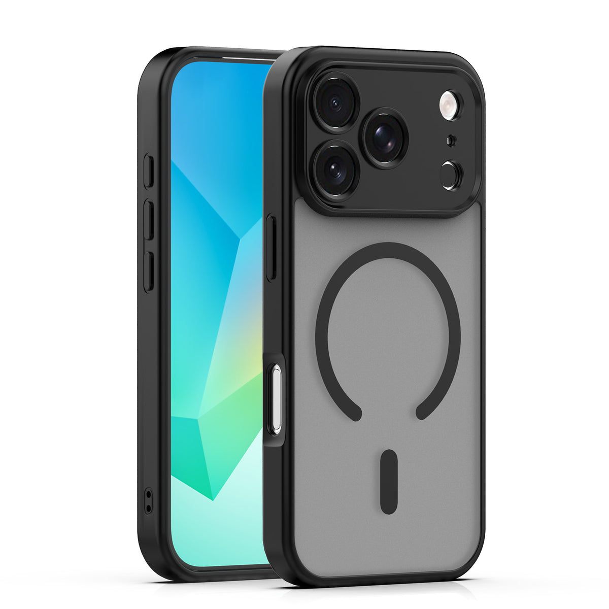 Husa Mag Matt pentru iPhone 17 Pro 6,3" / 18 Pro 6,3" Negru Camera Protection