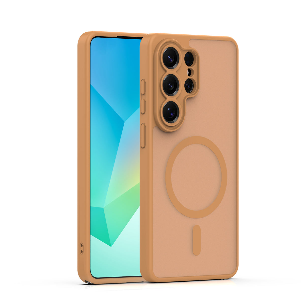 Husa Mag Matt pentru Samsung Galaxy S25 Ultra Maro Camera Protection
