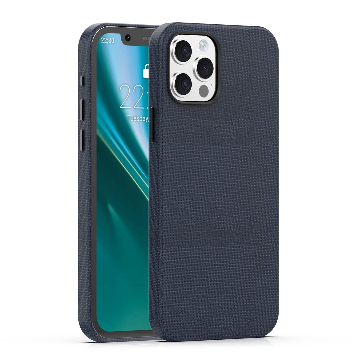 Husa Etteri Elegant Mag pentru iPhone 12 / 12 Pro 6,1'' Negru