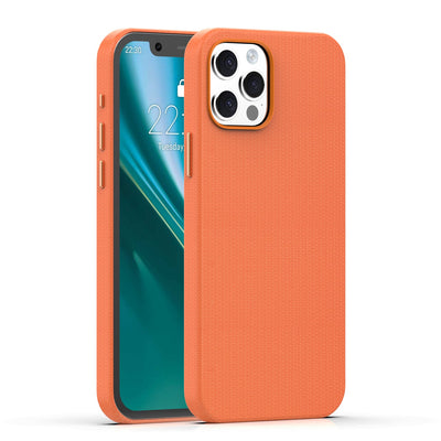 Husa Etteri Elegant Mag pentru iPhone 12 / 12 Pro 6,1'' Portocaliu