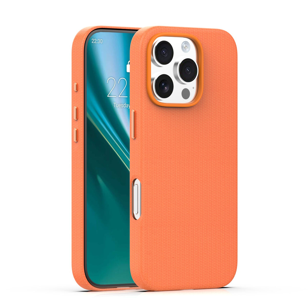 Husa Etteri Elegant Mag pentru iPhone 16 Pro 6,3" Portocaliu