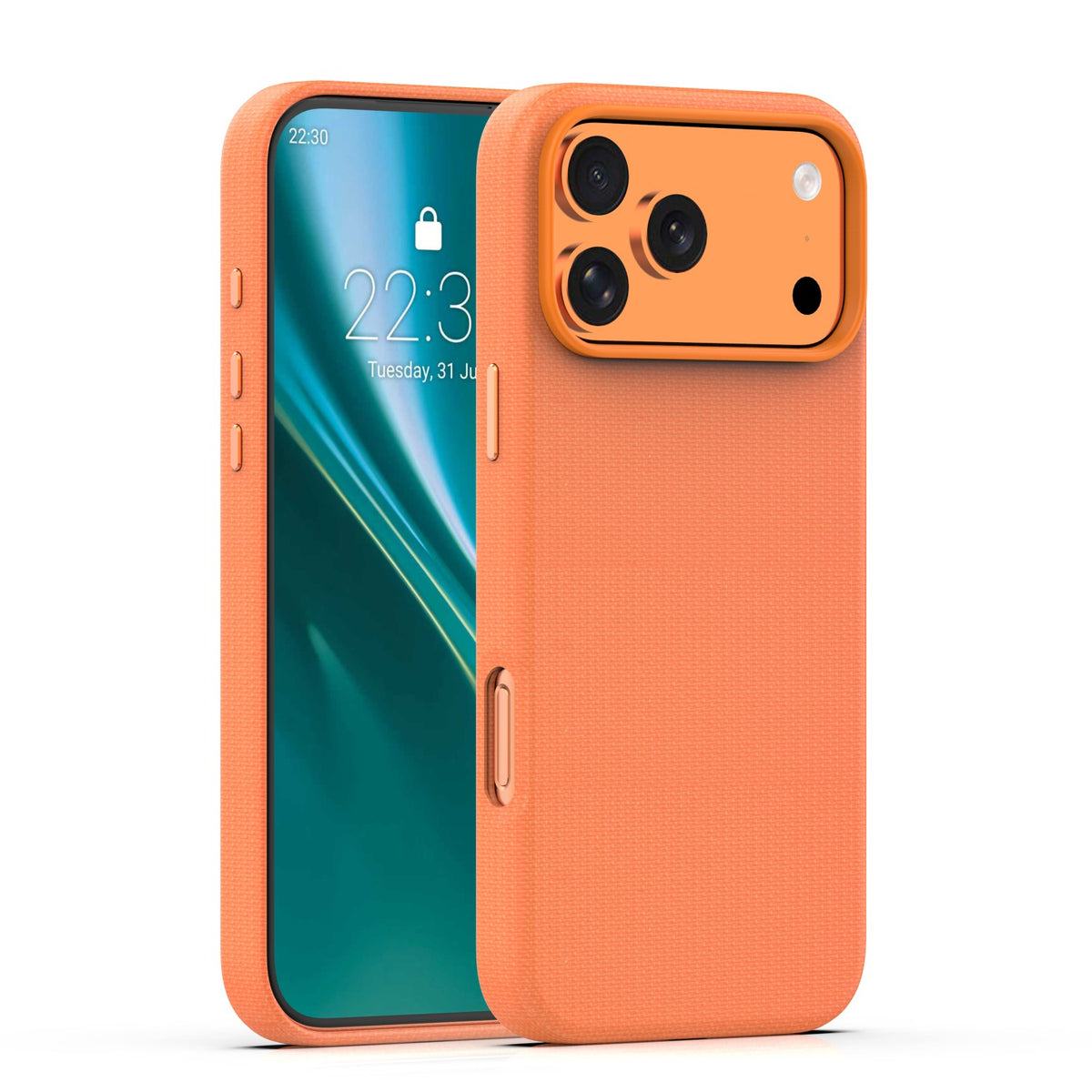 Husa Etteri Elegant Mag pentru iPhone 17 Pro 6,3" Portocaliu