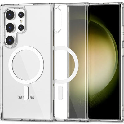 Husa Tech-protect Flexair Hybrid Magsafe Galaxy S24 Ultra Transparent