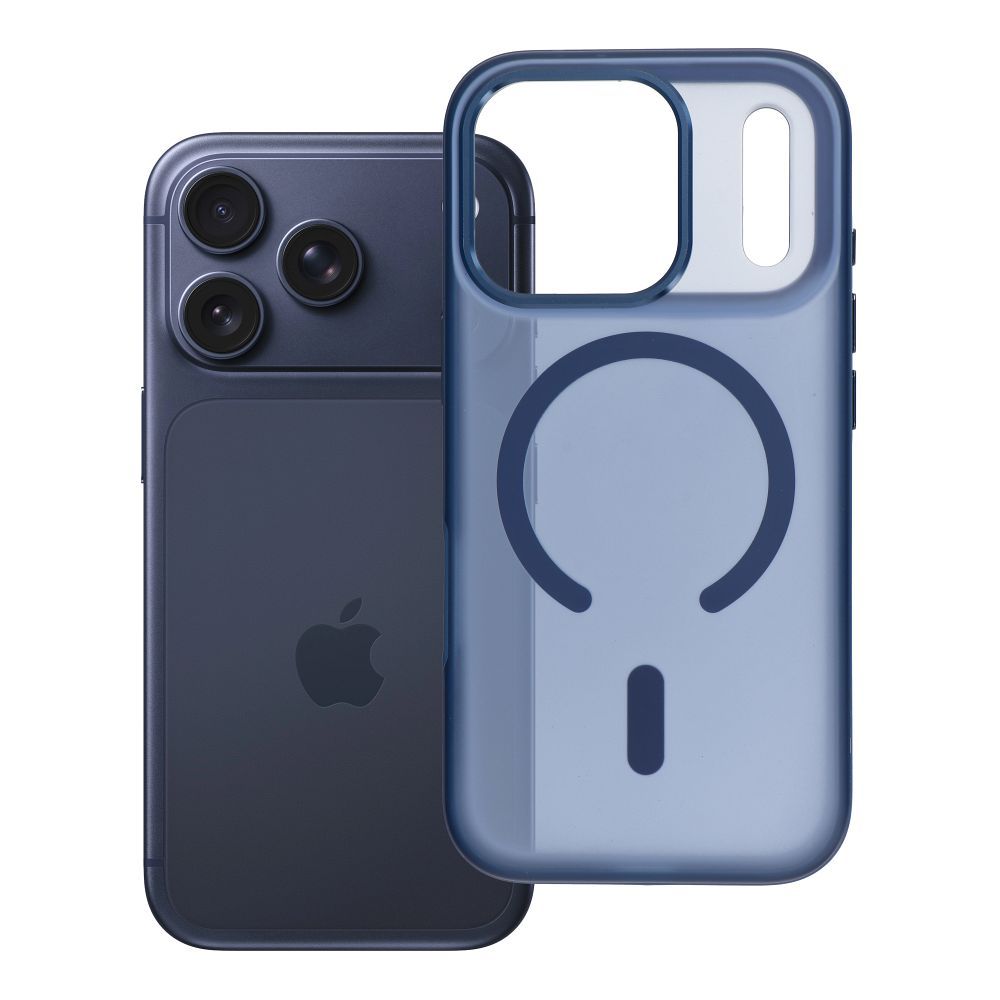 Husa Flexline Mag pentru iPhone 18 Pro / 17 Pro Compatible cu Magsafe Bleumarin