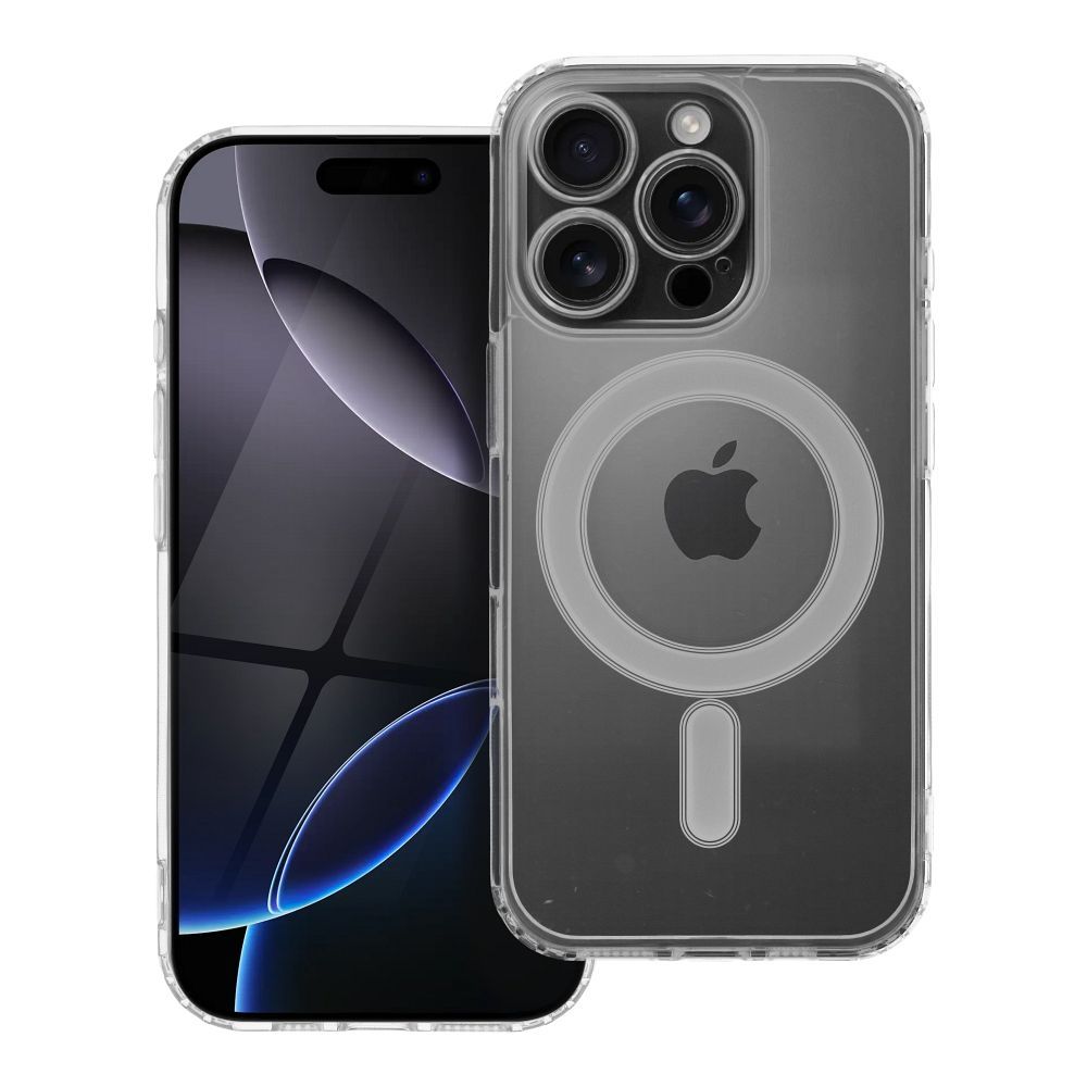 Husa Transparent Mag (STR / Camera Protection) pentru iPhone 16 PRO Compatible cu Magsafe Transparent