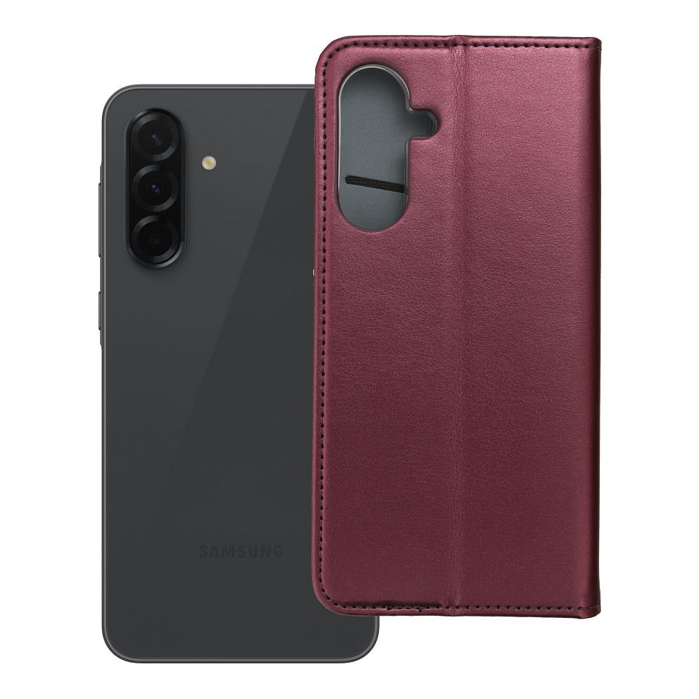 Husa Flip pentru Samsung A36 Smart Magneto Burgundy
