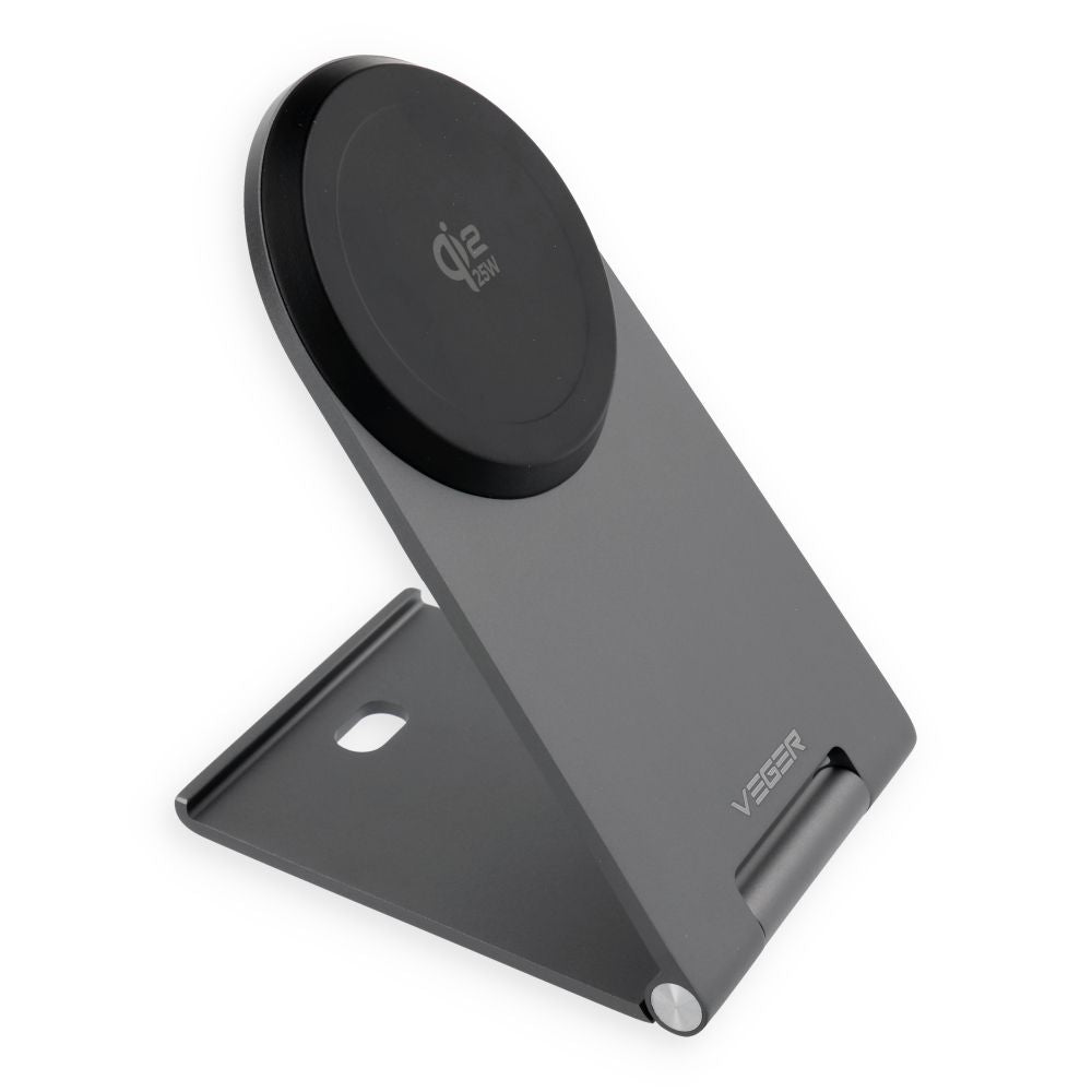 Incarcator wireless Veger Foldable Qi2.2 25W Q3 Pro Negru