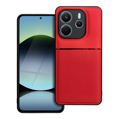 Husa Noble pentru Xiaomi Redmi Note 14 4G (Global - 163,25mm X 76,55mm X 8,16mm) Rosu