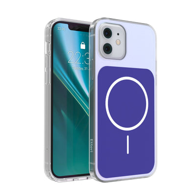 Husa Etteri Hidden Pearl pentru iPhone 12 / 12 Pro 6,1'' Albastru inchis