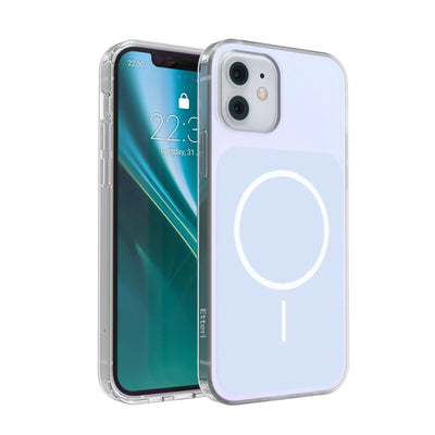 Husa Etteri Hidden Pearl pentru iPhone 12 / 12 Pro 6,1'' Albastru deschis