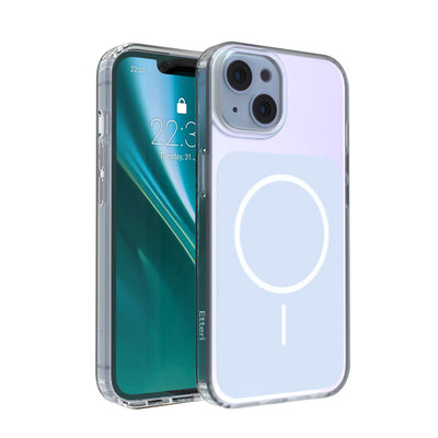 Husa Etteri Hidden Pearl pentru iPhone 13 6,1" Albastru deschis
