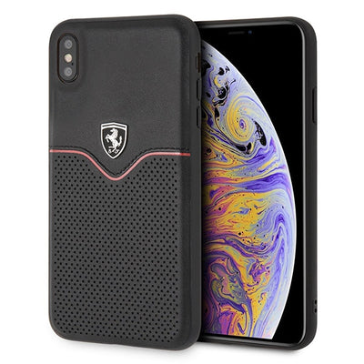 Husa Ferrari Hardcase Feovehci65bk iPhone Xs Max Negru/Negru Off Track Victory