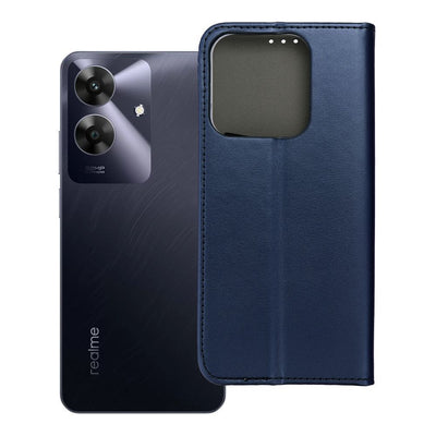 Husa Flip pentru Realme Note 60 Smart Magneto Bleumarin