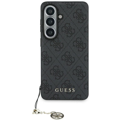Husa Guess 4G Classic Logo Charm Magsafe pentru Samsung Galaxy S26 Negru