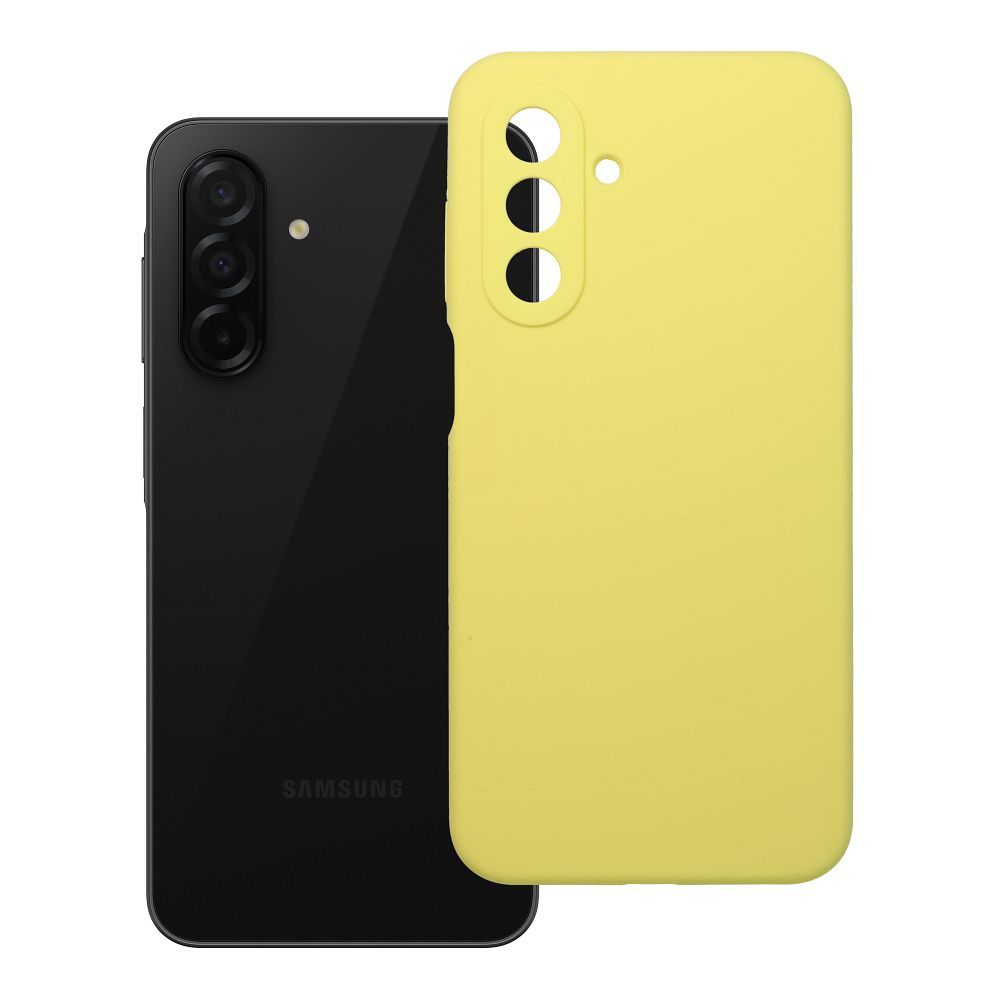 Husa pentru Samsung A26 5G Silicone 2mm (Camera Protection) Galben