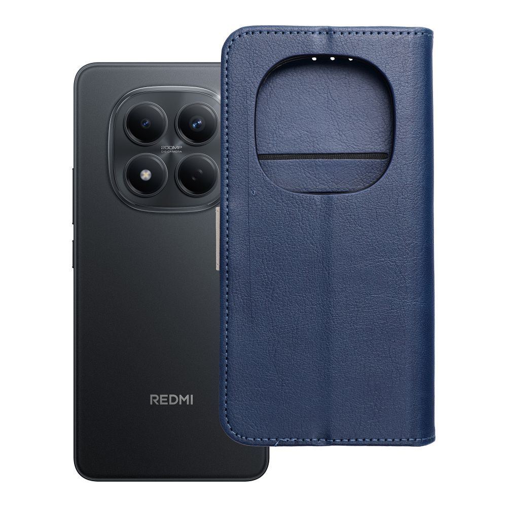 Husa Split Book Flip pentru Xiaomi Redmi Note 15 PRO Plus 5G Navy si Cream