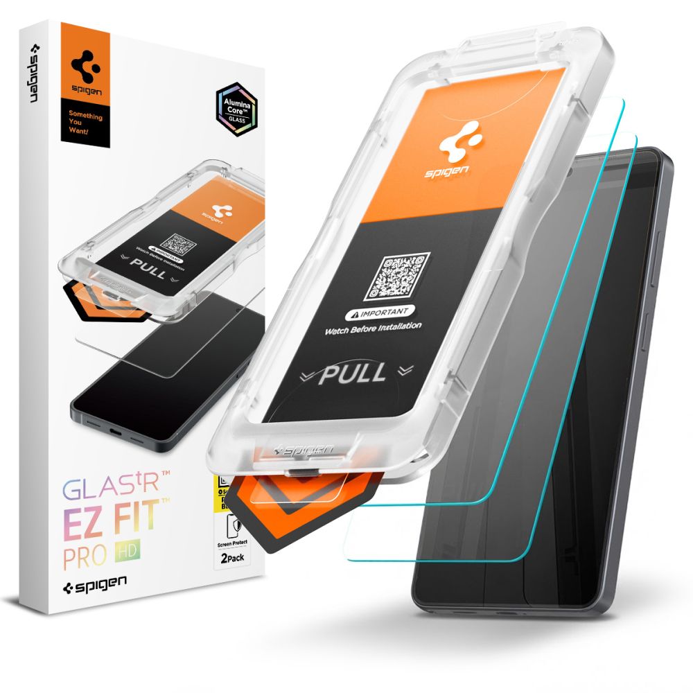 Folie Spigen sticla Glas.tr "Ez Fit Pro" HD 2-Pack pentru Samsung Galaxy S26 Ultra Transparent