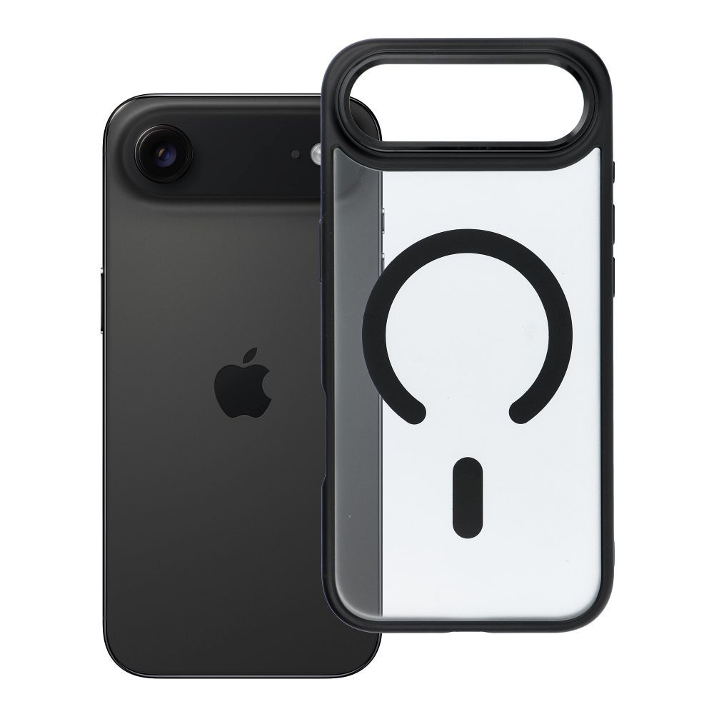 Husa mat Mag pentru iPhone 17 AIR Compatible cu Magsafe Negru