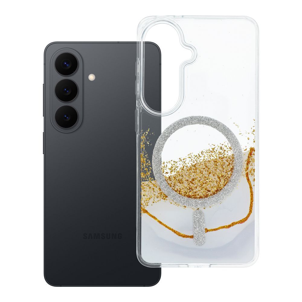 Husa Golden pentru Samsung S26 Compatible cu Magsafe Negru