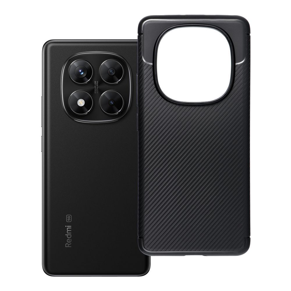 Husa Carbon Premium pentru Xiaomi Redmi Note 14 PRO Plus 5G Negru