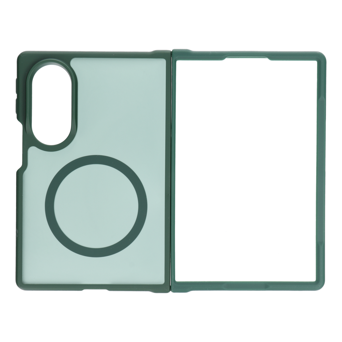 Husa 4sF-S pentru Samsung Z Fold 8 Acrylic Compatible cu Magsafe Verde inchis