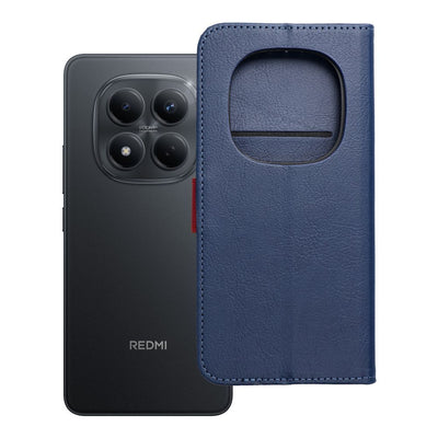 Husa Split Book Flip pentru Xiaomi Redmi Note 15 PRO 4G Navy si Rosu