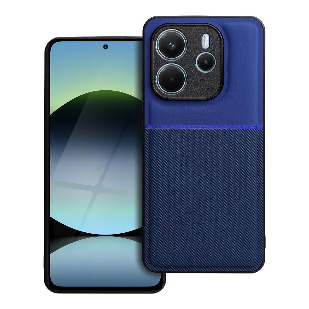 Husa Noble pentru Xiaomi Redmi Note 14 4G (Global - 163,25mm X 76,55mm X 8,16mm) Albastru