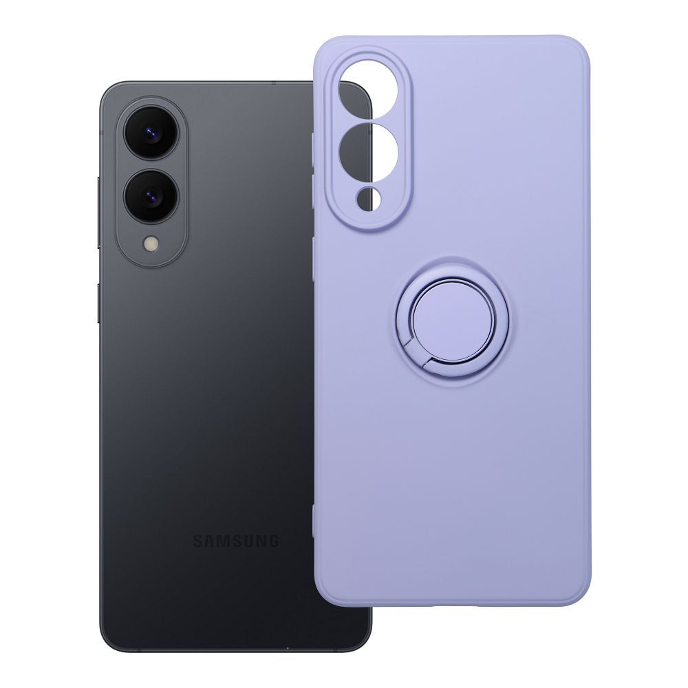 Husa Silicone Ring pentru Samsung S25 Edge Mov