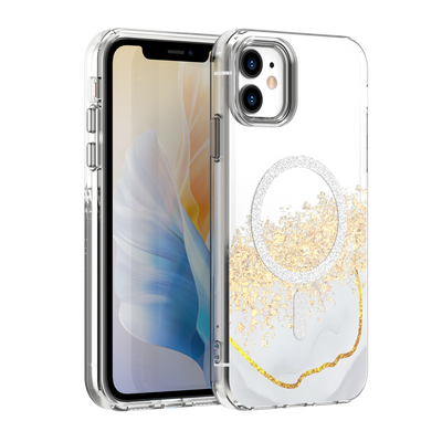 Husa Epoxy Mag pentru iPhone 11 Alb
