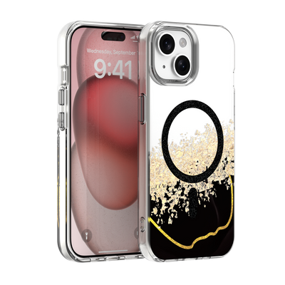 Husa Epoxy Mag pentru iPhone 13 / 14 6,1" Negru
