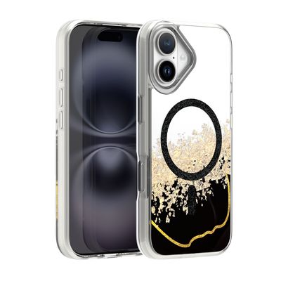 Husa Epoxy Mag pentru iPhone 16 6,1" Negru