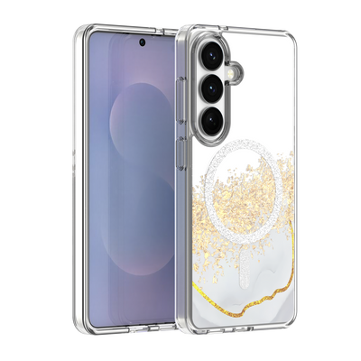 Husa Epoxy Mag pentru Samsung Galaxy S26 Alb