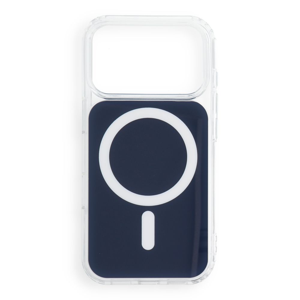 Husa Transparent Fusion Mag pentru iPhone 18 Pro / 17 Pro Compatible cu Magsafe Bleumarin