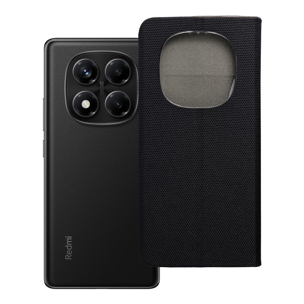 Husa Sensitive Book Flip pentru Xiaomi Redmi Note 14 PRO 4G Negru