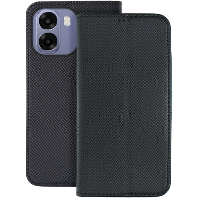 Husa Smart Magnet pentru Oppo A6 4G / A6 5G / A6X 4G / A6X 5G / A6S 4G / A6S 5G Global Negru