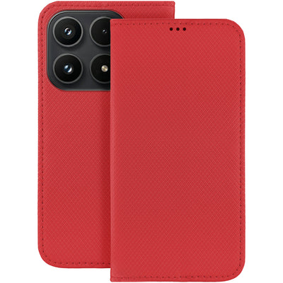 Husa Smart Magnet pentru Xiaomi 17 Rosu